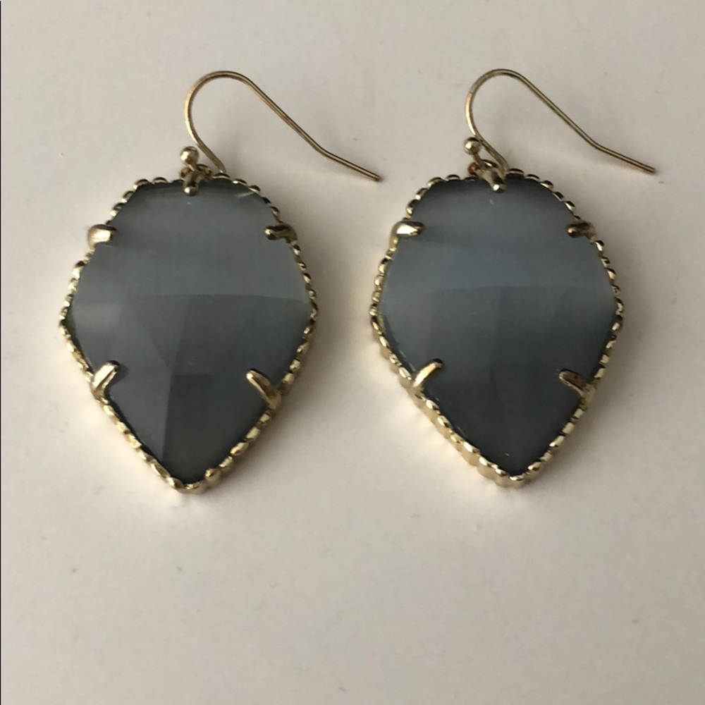 Kendra Scott Grey Earrings